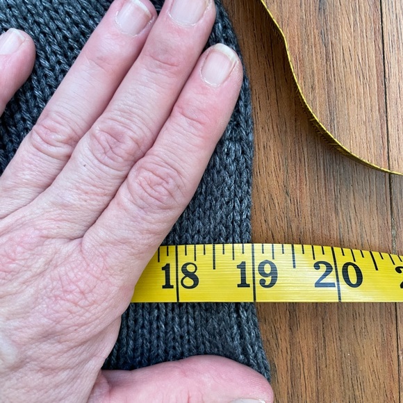 Pink Tartan wool blend sweater dress w/angora trim - Picture 12 of 13